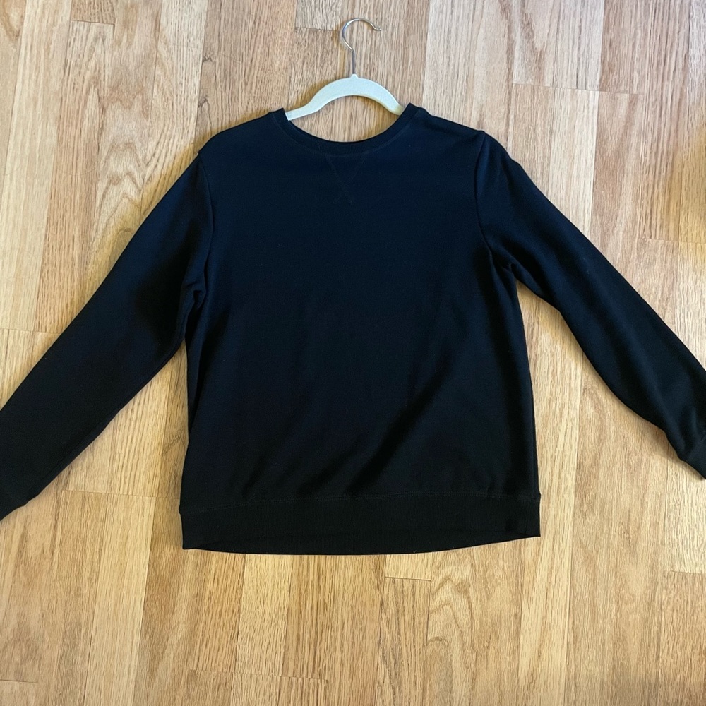 Black soft sweater